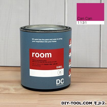 かべ紙に塗る水性塗料Room(室内壁用ペイント) 【1131】Can Can 約0.9L 1