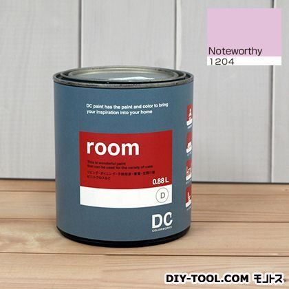 かべ紙に塗る水性塗料Room(室内壁用ペイント) 【1204】Noteworthy 約0.9L 1