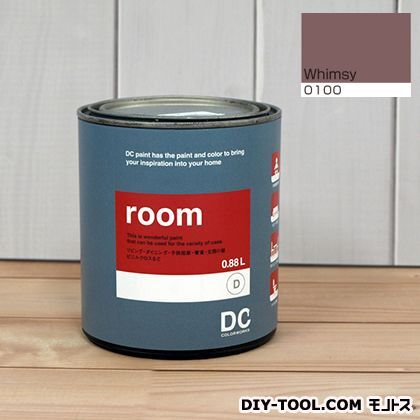 かべ紙に塗る水性塗料Room(室内壁用ペイント) 【0100】Whimsy 約0.9L 1