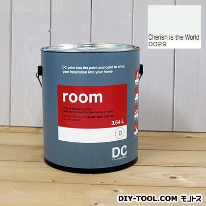 かべ紙に塗る水性塗料Room(室内壁用ペイント) 【0029】Cherish is the Word 約3.8L 1