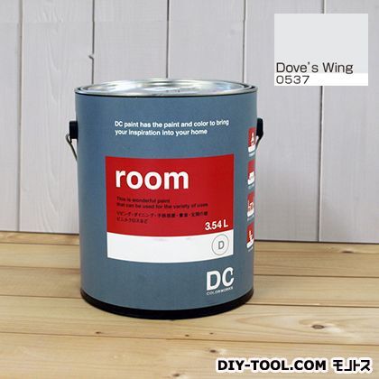かべ紙に塗る水性塗料Room(室内壁用ペイント) 【0537】Dove's Wing 約3.8L 1