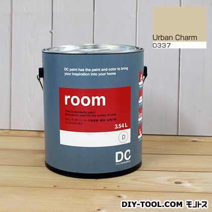 かべ紙に塗る水性塗料Room(室内壁用ペイント) 【0337】Urban Charm 約3.8L 1