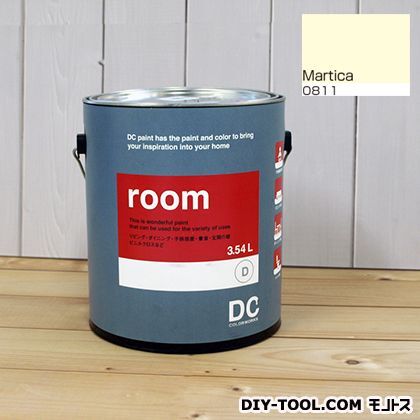 かべ紙に塗る水性塗料Room(室内壁用ペイント) 【0811】Martica 約3.8L 1