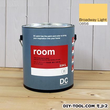 かべ紙に塗る水性塗料Room(室内壁用ペイント) 【0856】Broadway Lights 約3.8L 1