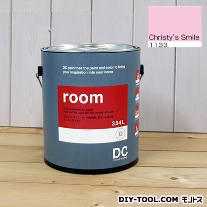 かべ紙に塗る水性塗料Room(室内壁用ペイント) 【1133】Christy's Smile 約3.8L 1
