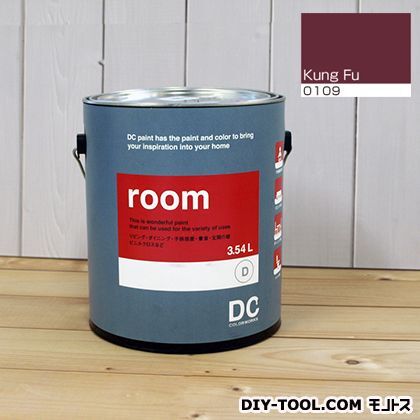 かべ紙に塗る水性塗料Room(室内壁用ペイント) 【0109】Kung Fu 約3.8L 1