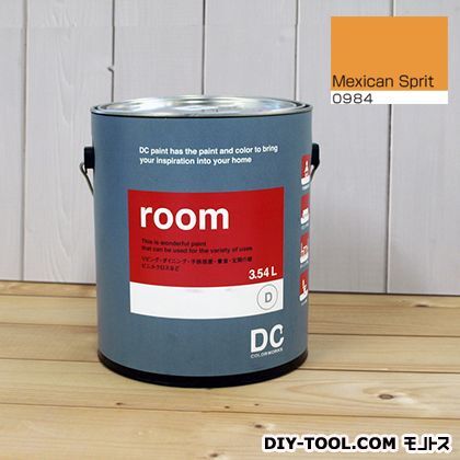 かべ紙に塗る水性塗料Room(室内壁用ペイント) 【0984】Mexican Spirit 約3.8L 1