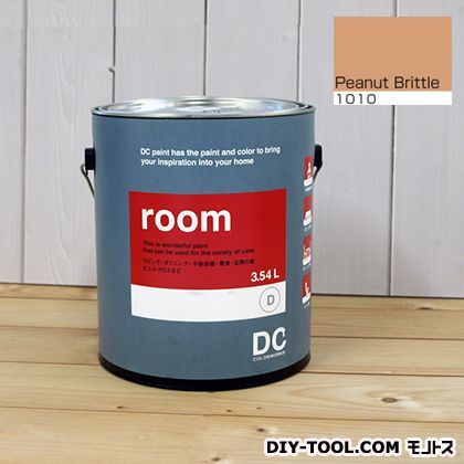 かべ紙に塗る水性塗料Room(室内壁用ペイント) 【1010】Peanut Brittle 約3.8L 1