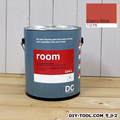かべ紙に塗る水性塗料Room(室内壁用ペイント) 【1075】Cherry Blink 約3.8L 1