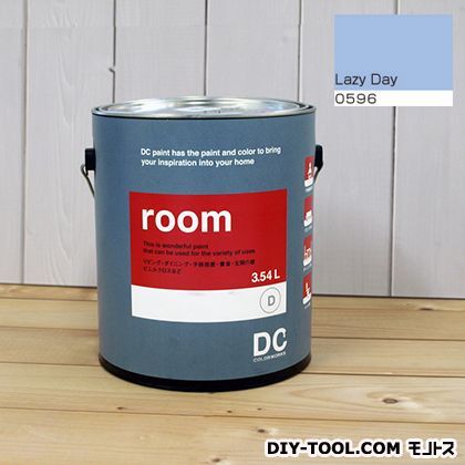 かべ紙に塗る水性塗料Room(室内壁用ペイント) 【0596】Lazy Day 約3.8L 1