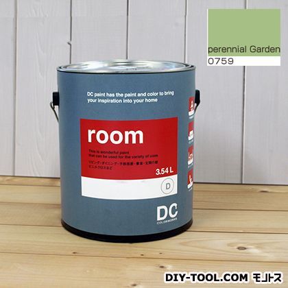 かべ紙に塗る水性塗料Room(室内壁用ペイント) 【0759】Perennial Garden 約3.8L 1