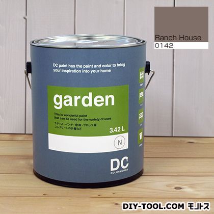 屋外用多用途水性塗料Garden(屋外用ペイント) 【0142】Ranch House 約3.8L 1