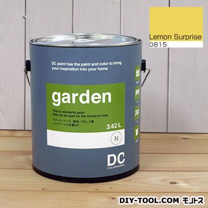 屋外用多用途水性塗料Garden(屋外用ペイント) 【0815】Lemon Surprise 約3.8L 1