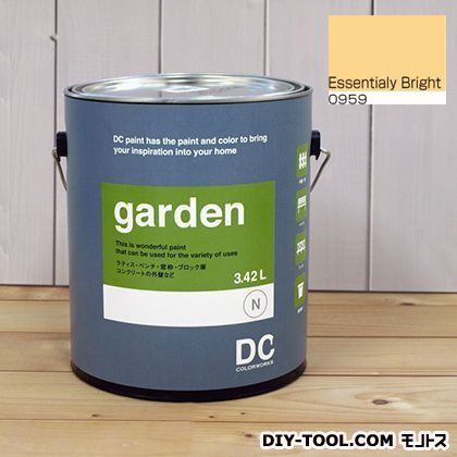 屋外用多用途水性塗料Garden(屋外用ペイント) 【0959】Essentially Bright 約3.8L 1