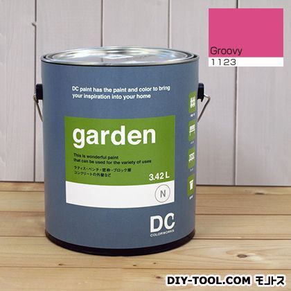 屋外用多用途水性塗料Garden(屋外用ペイント) 【1123】Groovy 約3.8L 1
