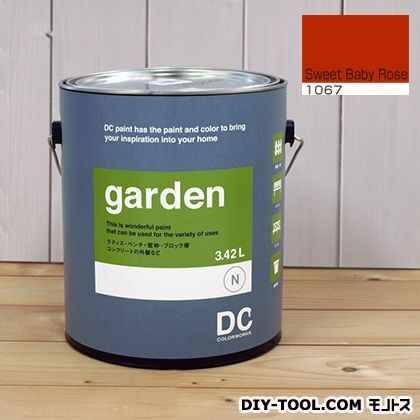 屋外用多用途水性塗料Garden(屋外用ペイント) 【1067】Sweet Baby Rose 約3.8L 1