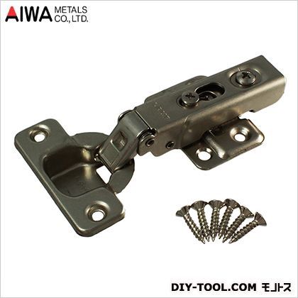 LAMPスライド丁番全かぶせキャッチ付 35mm/105度開き 32040 1