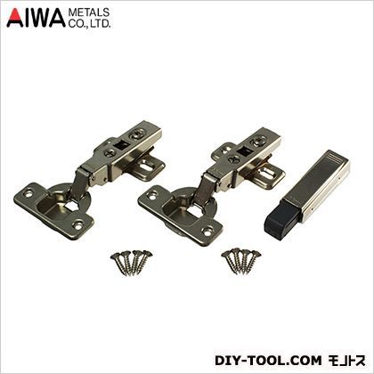 スライド丁番ブルモーション扉セット全かぶせキャッチ付 35mm 32055 1セット