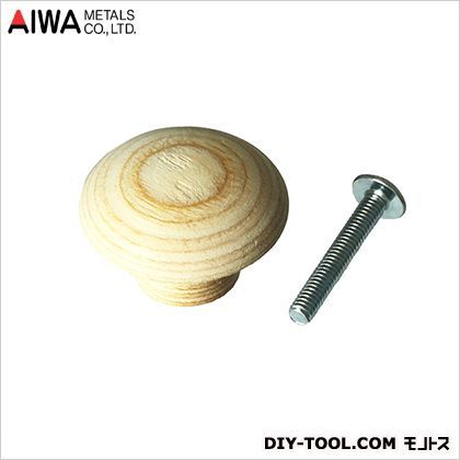 白木ボタンツマミ 30mm AP-360N 1