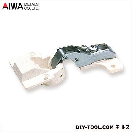 スライド蝶番(丁番)半かぶせキャッチ付