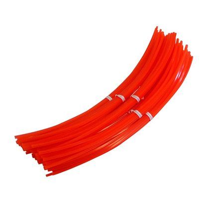 安全草刈取替用ナイロンコード 2.4mm角×24cm 100本入