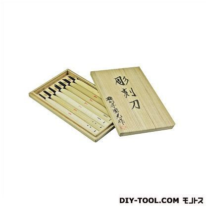 右印刀7.5mm 左印刀7.5mm 平刀7.5mm 三角刀4.5mm 丸刀3mm6mm 剣先6mm 7本