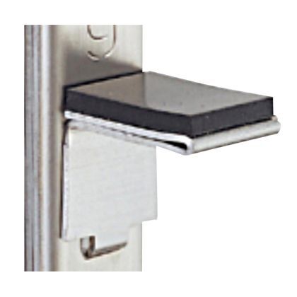 クローク用棚受 ゴムスベリ止付 バレル研磨 705 1