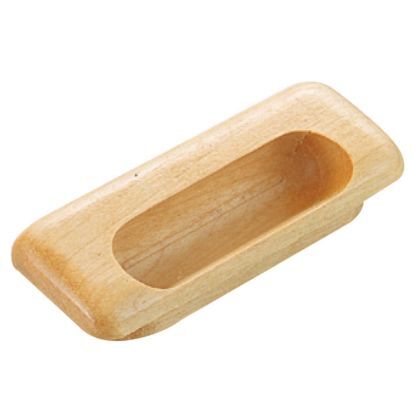 ホワイトウッド彫込引手