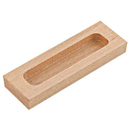 ホワイトウッド内丸引手