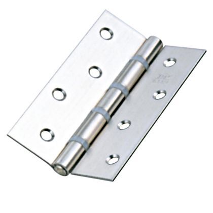 角蝶番ナイロンリング入り ヘアライン 102mm 113-102 1