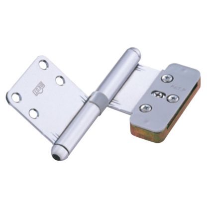 調整蝶番 扉側調整 左右兼用型 シルバー 2.5×107×107mm -628580 1