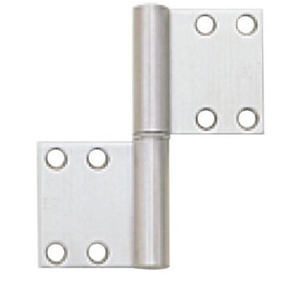 BEST ノイズレス旗蝶番 (彫込型) ヘアライン 102mm 195B-1...