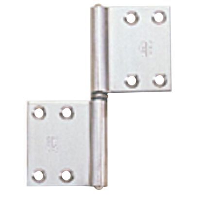 兼用面付旗蝶番 ヘアライン 104mm 195K-1 1