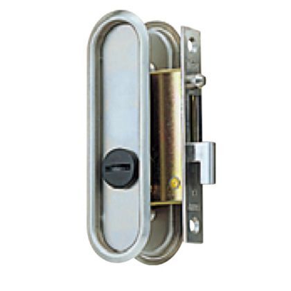 252M引手付鎌錠間仕切錠 ヘアライン バックセット:30mmドア厚:28~36mm 252M-1 1