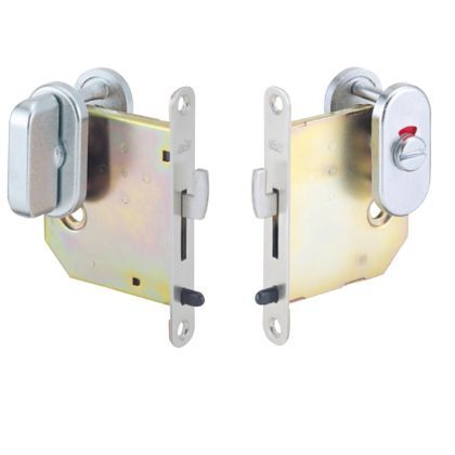 262Tサムタン鎌錠表示付 シルバー バックセット:50mmドア厚:30~40 262T-1 1