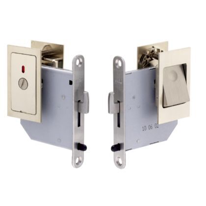 263Tプッシュ鎌錠 B/S50 表示錠 サテンニッケル ドア厚:28~34 263T-50-30-1 1