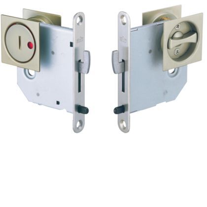 266T-50角型鎌錠表示錠 B/S 50 サテンニッケル ドア厚:28~32 266T-50-30-1 1