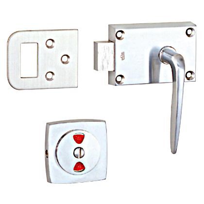 611レバー表示錠 右 サテンクローム ストローク13 611-330-1 1