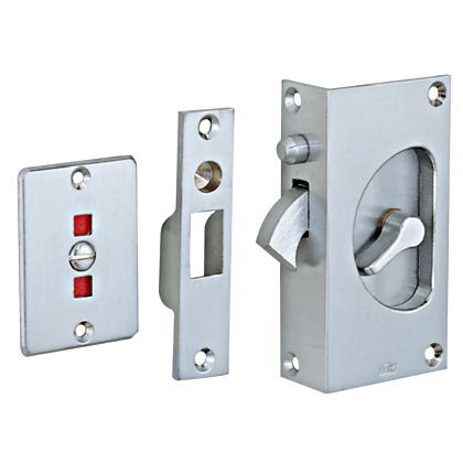 616手掛付鎌錠表示付 右 サテンクローム 616-1 1