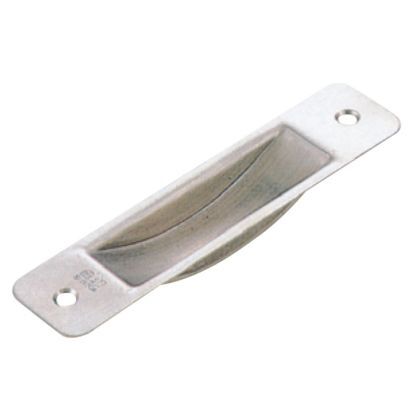 329 角丸舟底引手 ヘアライン 105mm 329-105-1 1