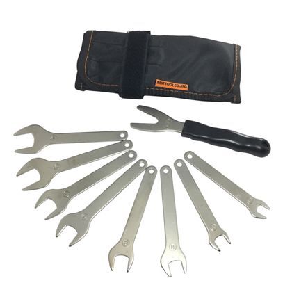 9pcs 薄口スパナ フラットナイン FW9-817 1点