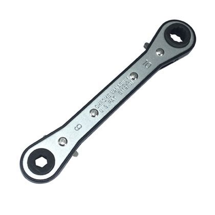 4サイズラチェットレンチ(落下防止穴付)