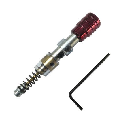 コーセイ 簡単センターガイドドリル 手すり用下穴ギリ 赤 2.5mm丸軸ドリル 95x15x15mm K-25 1点