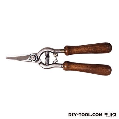 鍛造ぶどう鋏ウォルナットアッシュハンドル 全長(mm):230 840-OLD 1