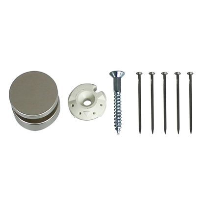 ボタンフック シルバー W×H×D(mm):18×18×15 M-079 1ヶ