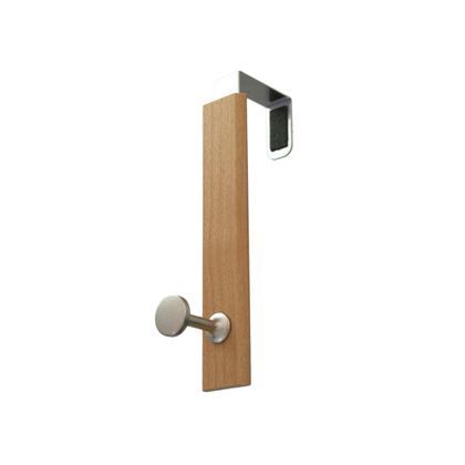 ドアシングルフック ナチュラル W×H×D(mm):26×145×76 MR476 1ヶ