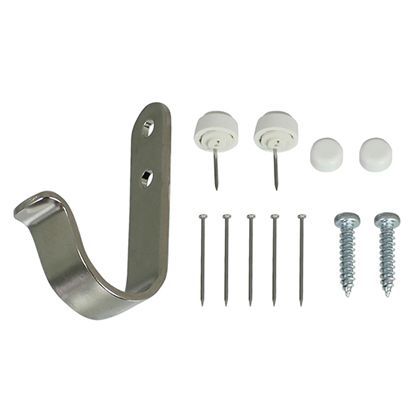 ニコピンコートフック シルバー W×H×D(mm):15×62.5×40 M-629 1ヶ