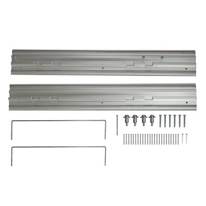 テレビ壁掛けレール ダブル シルバー W×H(mm):500×270・370 M-5052 1ヶ