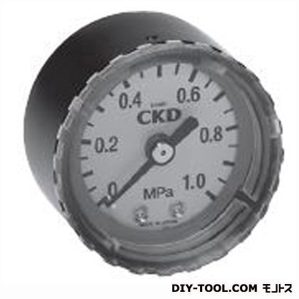 セフティマーク付圧力計 幅×奥行×高さ:42.5×44×42.5mm G40D-6-P10 1