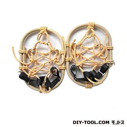 雪国かんじきワンタッチ式雪上歩行用品 ナチュラル 1点